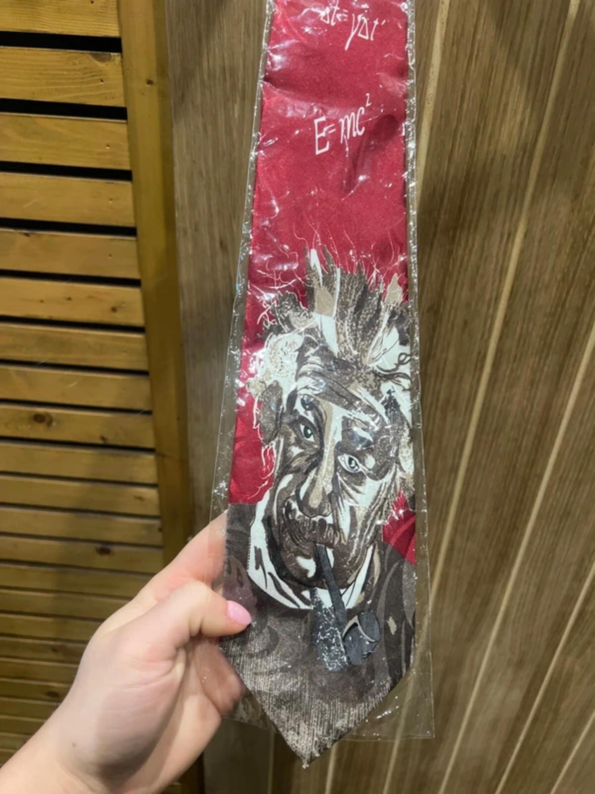 The Tie Studio Albert Einstein Hand Made Tie NEW