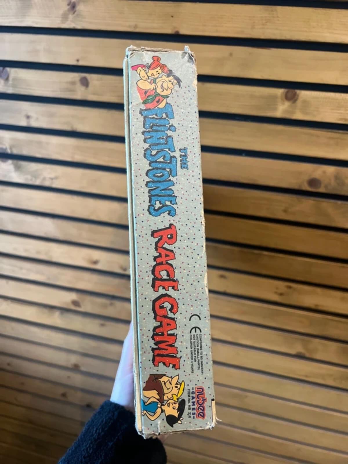 Vintage 1990 The Flinstones Race Board Game