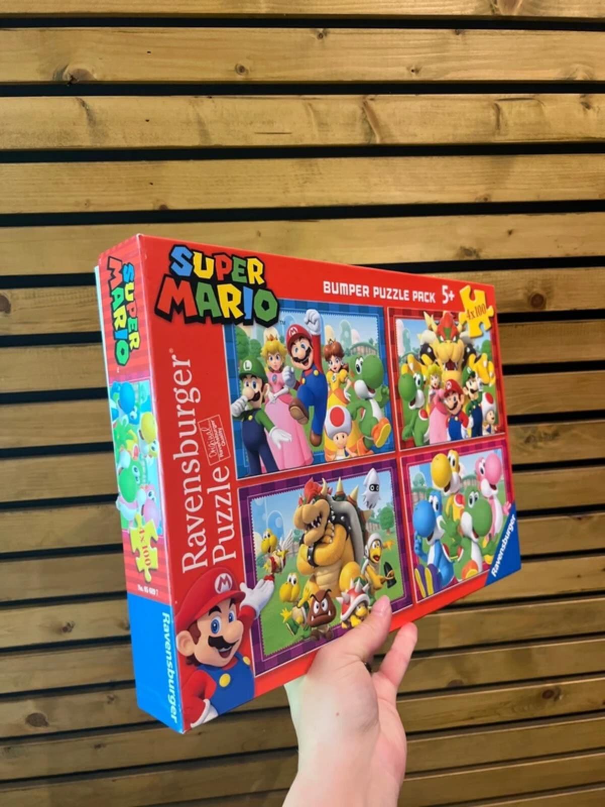 Super Mario 4x100 Piece Jigsaw Puzzles