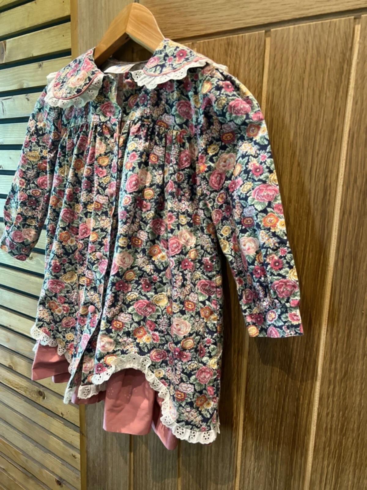 Ninalisa Vintage Floral Pink Dress 3-4Y