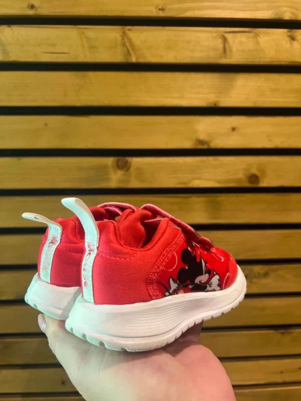 Adidas x Disney Minnie Mouse Red Trainers UK6K