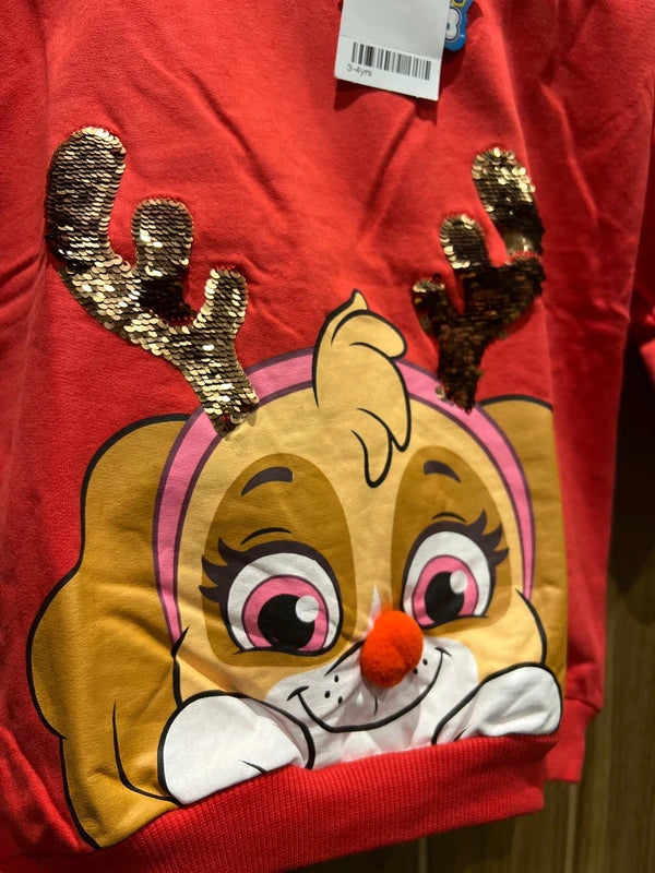 Paw Patrol Skye Festive Christmas Jumper NEW