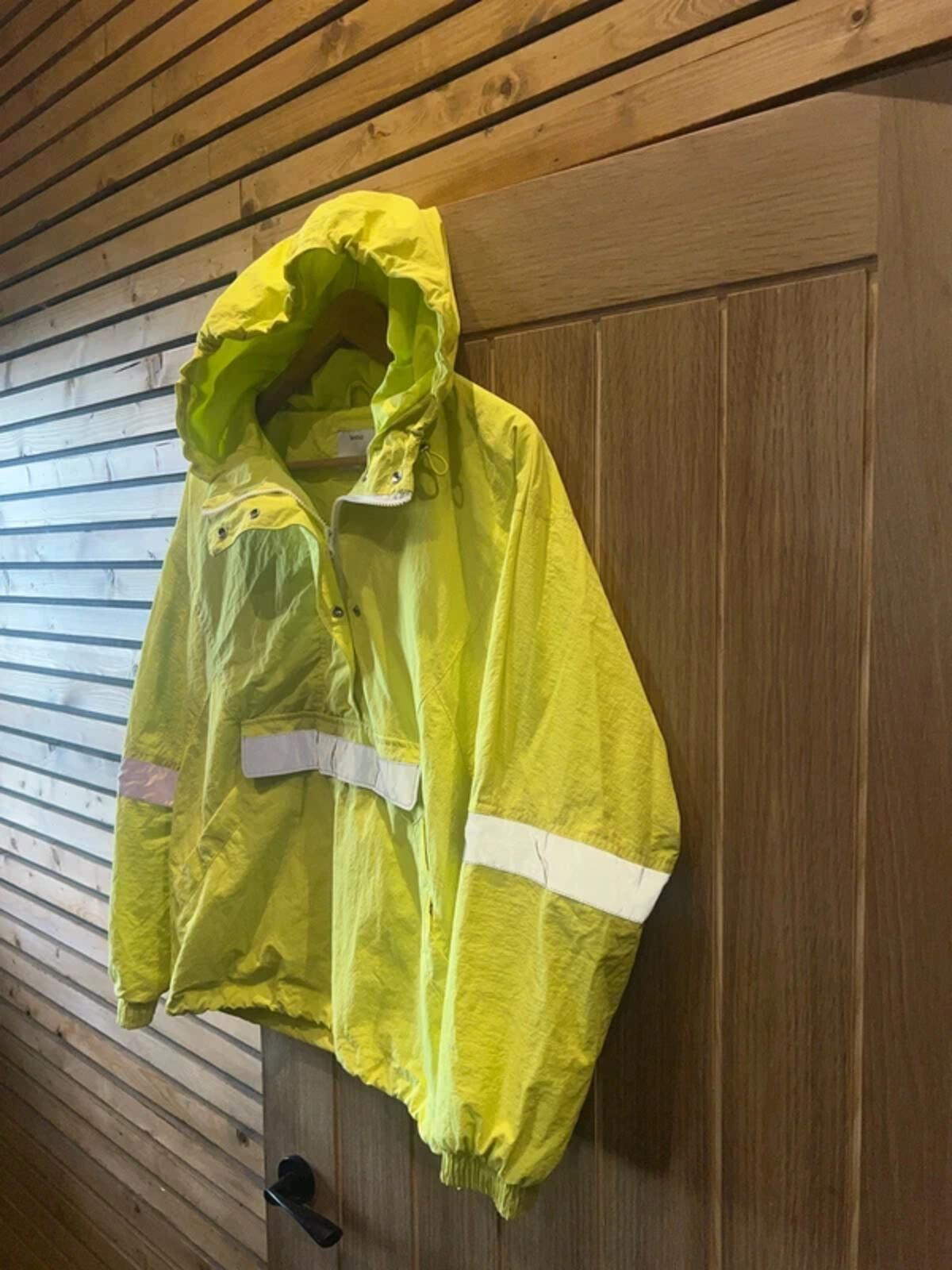 Berksha Hi Vis Waterproof Half Zip Yellow Jacket M