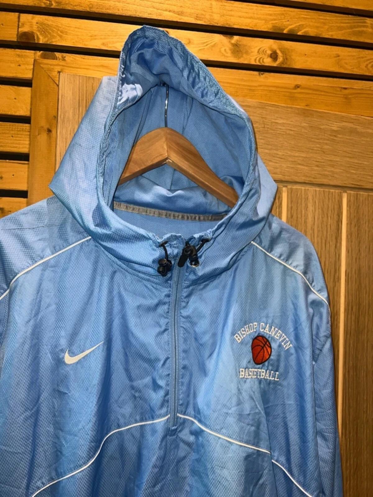 Nike Bishop Canevin Basketball 1/2 Zip Hooded Windbreaker XL