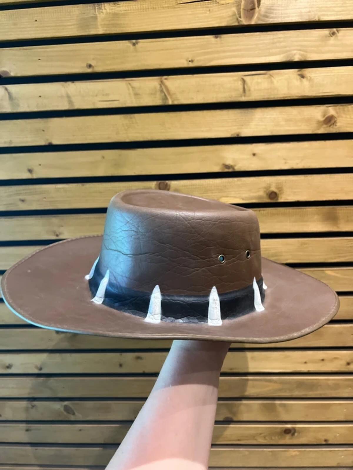 Fosters Branded Brown Foam Cowboy Hat Fancy Dress
