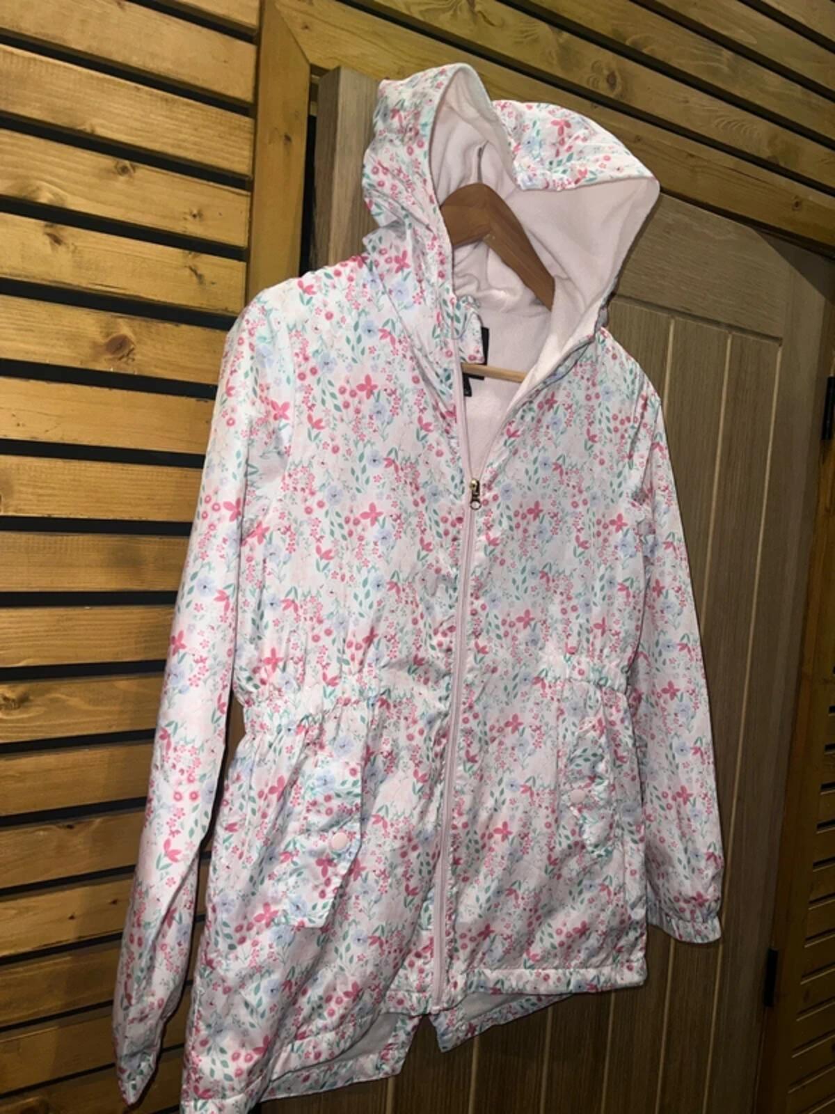 Firetrap Floral Print Water Resistant Coat 13Y