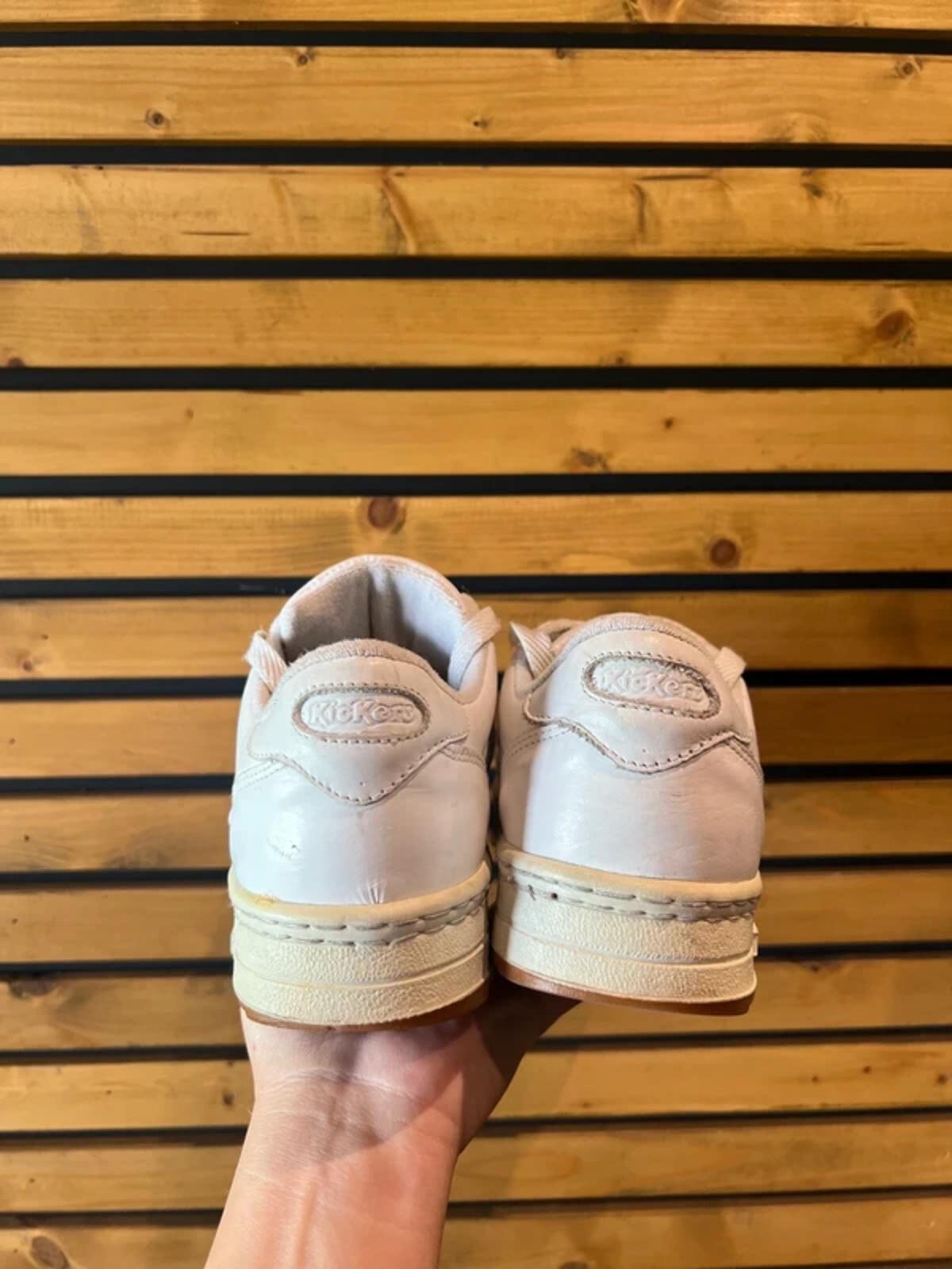 Kickers Vintage White Trainers UK7