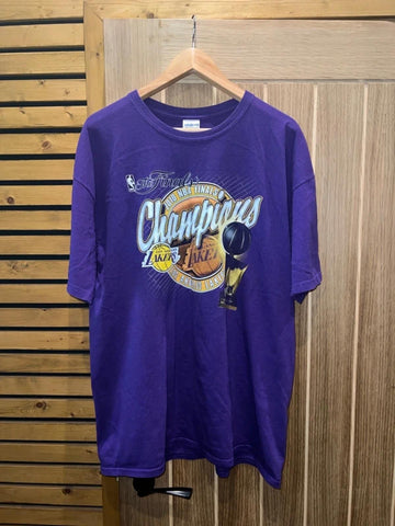 Vintage LA Lakers Purple T-Shirt XL