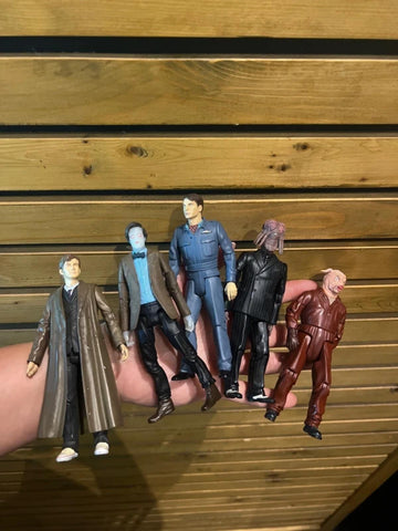Vintage 2000's Doctor Who Figurines Bundle (5)