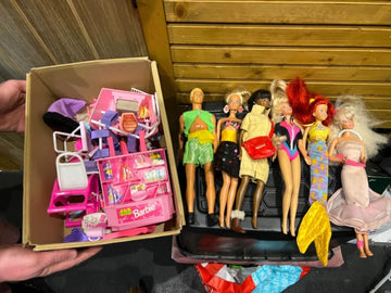 Vintage 1990’s Barbie & Ken Doll & Accessory Bundle