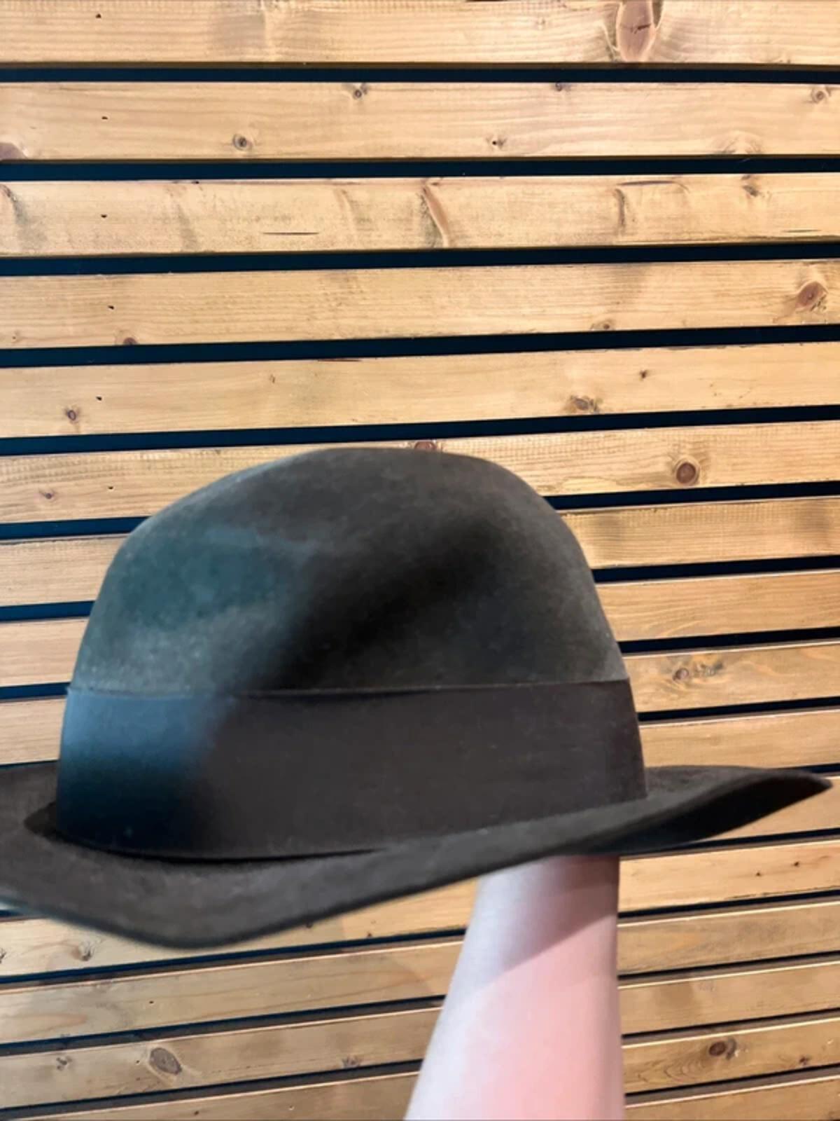 Vintage Lock & Co Hatters The James Khaki Trilby Hat L