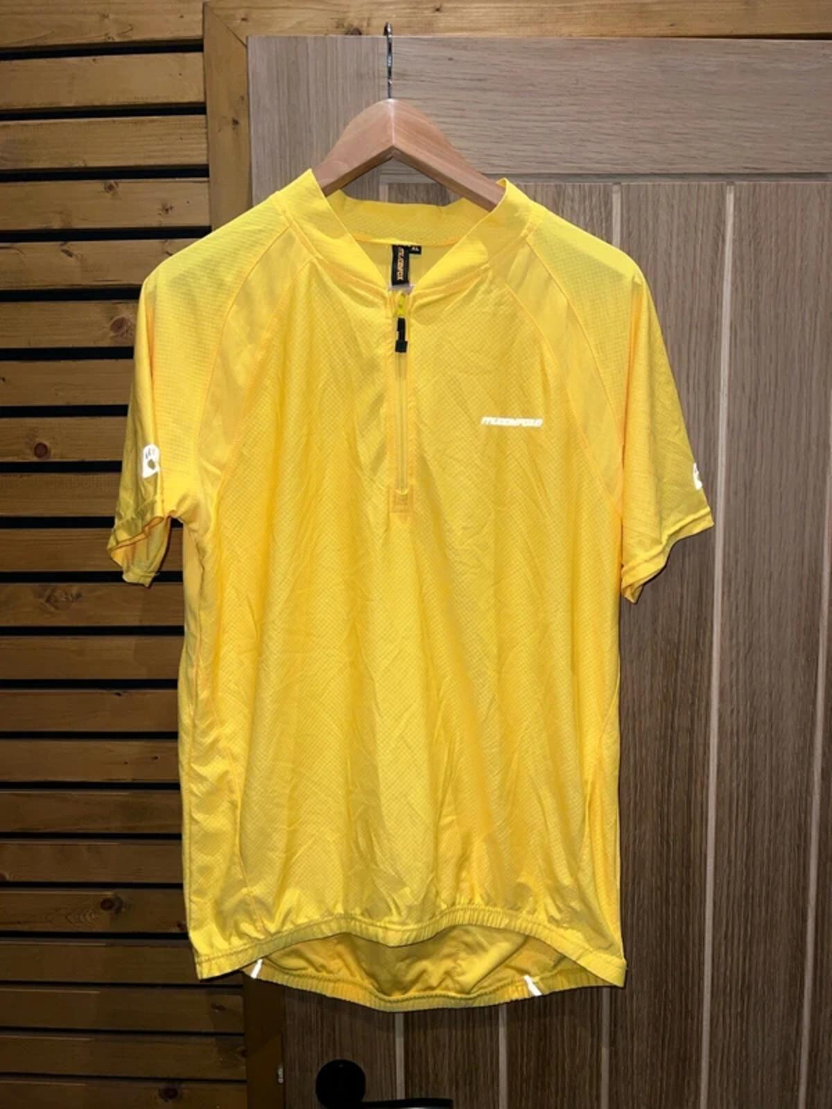 Muddyfox Cycling Yellow 1/4 Zip Top XL