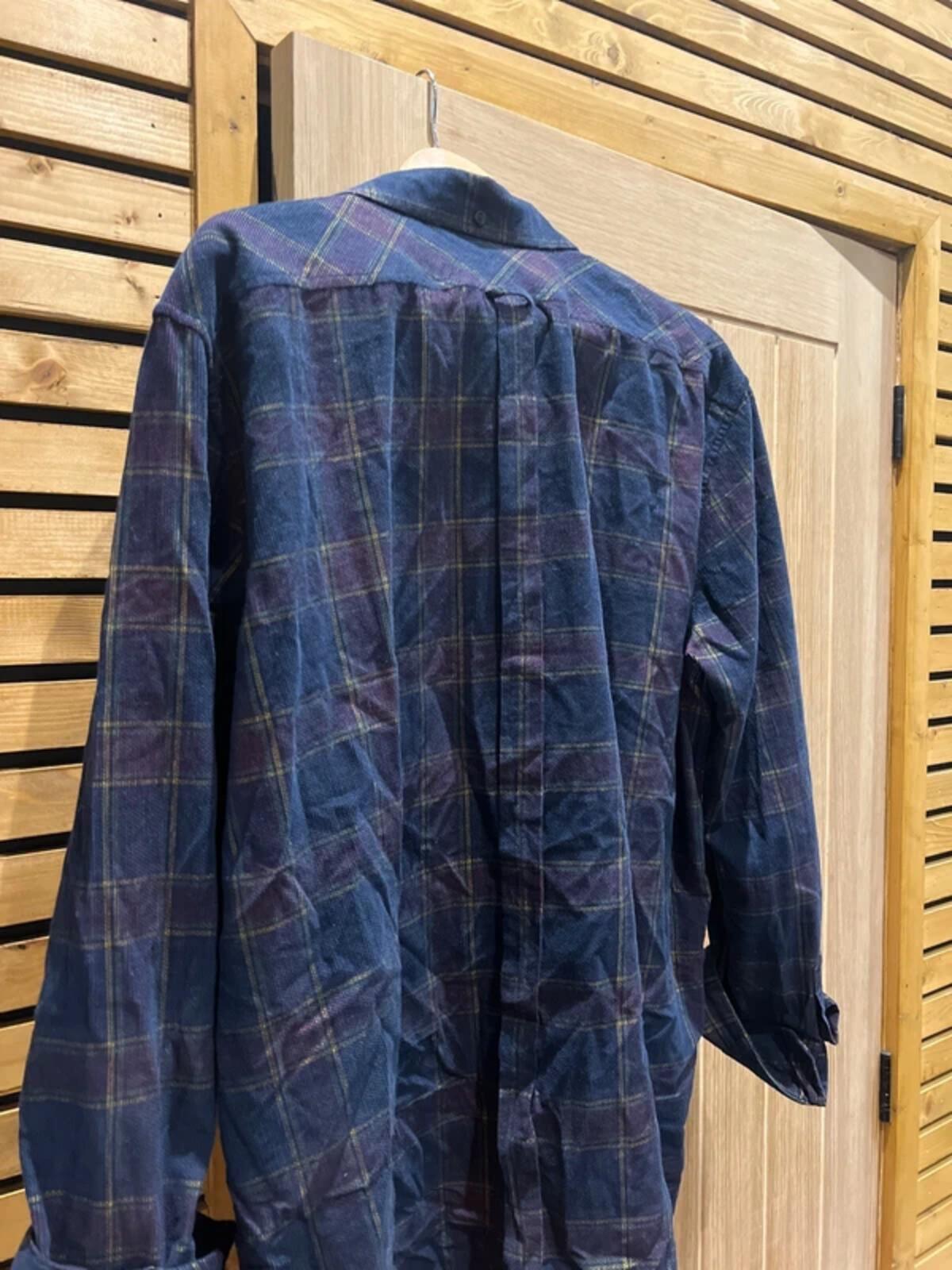 Ben Sherman Navy Plaid Over Shirt XXL