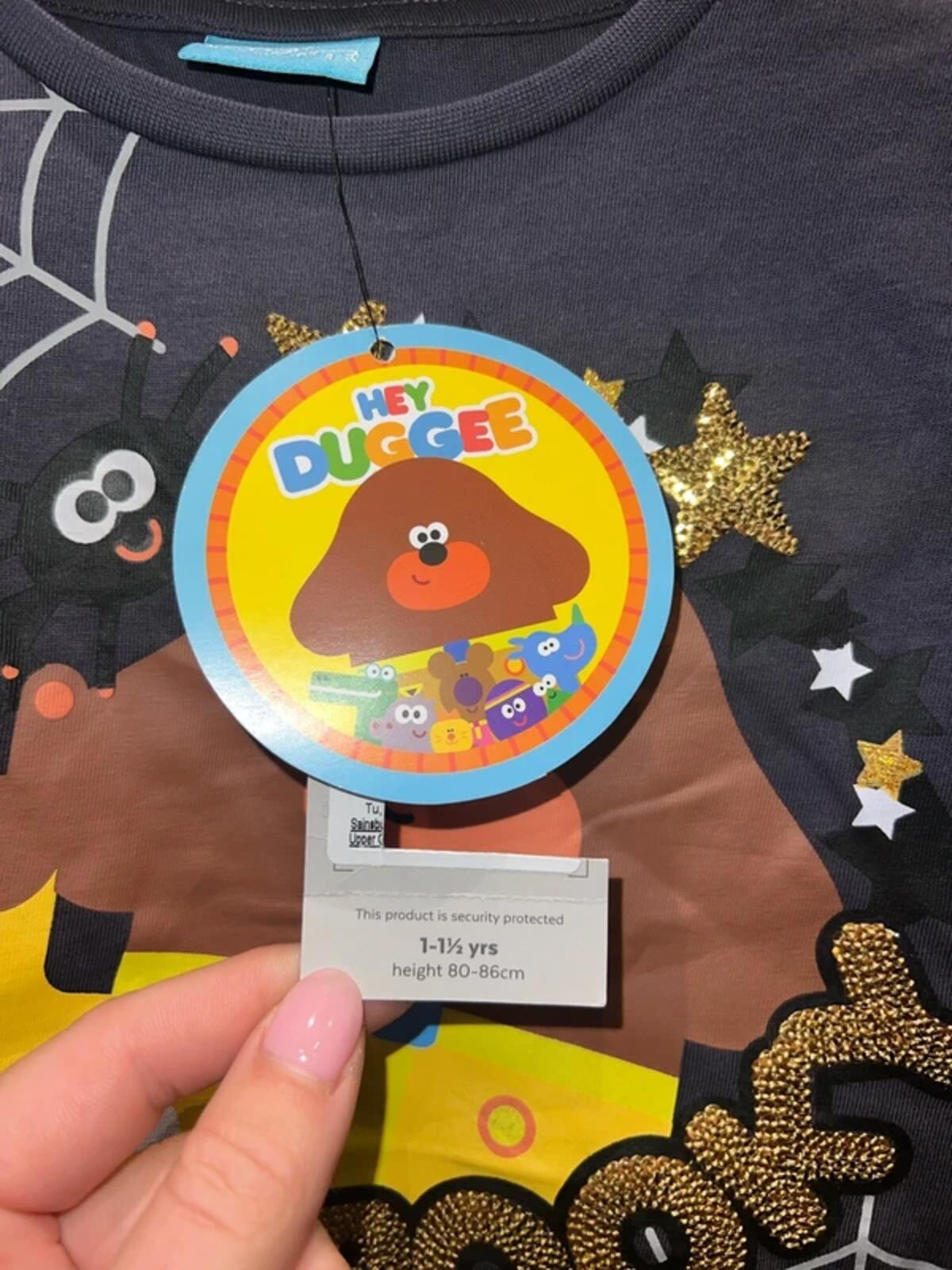 Hey Duggee Halloween Fancy Dress Long Sleeve Top 12-18m NEW