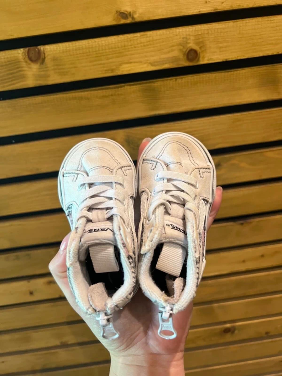 Vans High Patchwork Trainers UK3.5