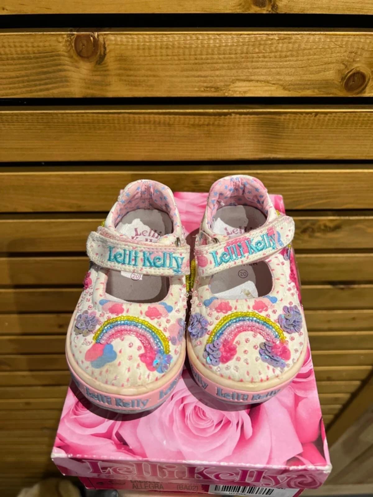 Lelli Kelly Fantasy Allegra Rainbow Shoes UK 3.5