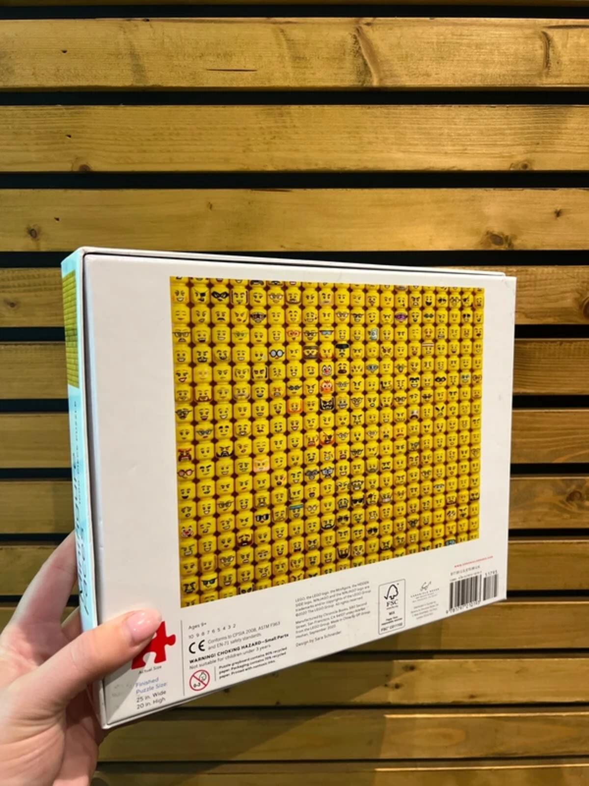 LEGO Minifigure Faces 1000 Piece Jigsaw Puzzle