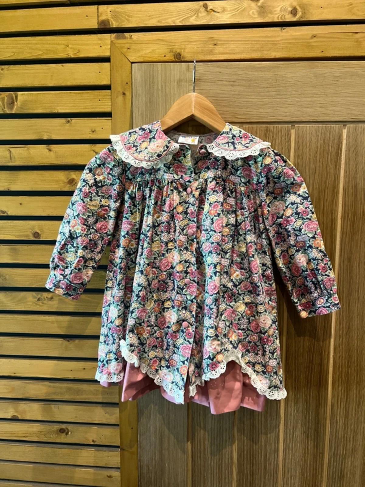 Ninalisa Vintage Floral Pink Dress 3-4Y