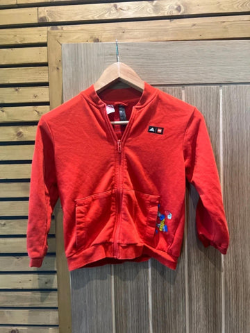 Adidas x Lego Red Zip Jacket 5-6Y