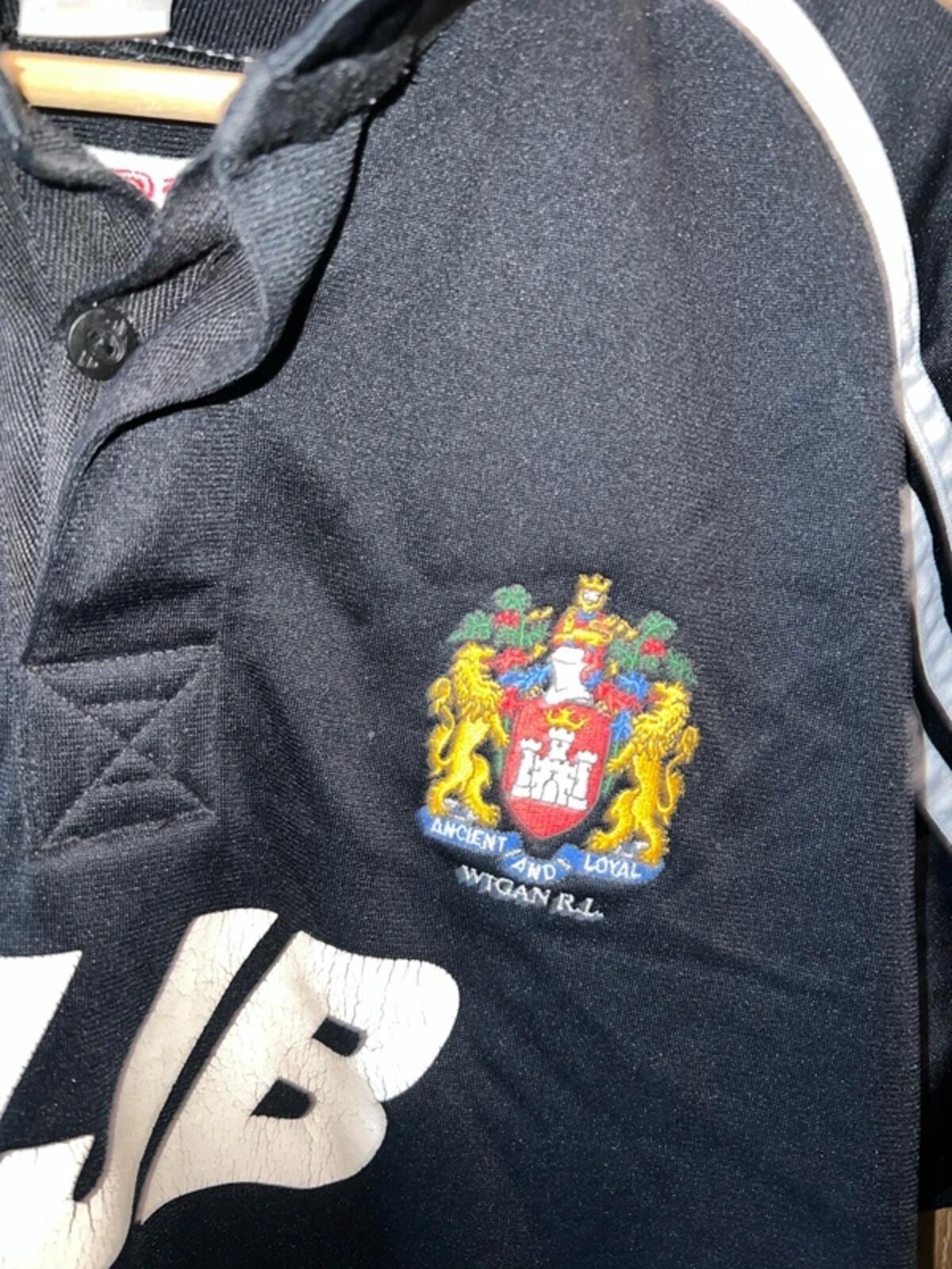 Vintage 2001 Wigan Warriors Adidas Rugby Jersey M