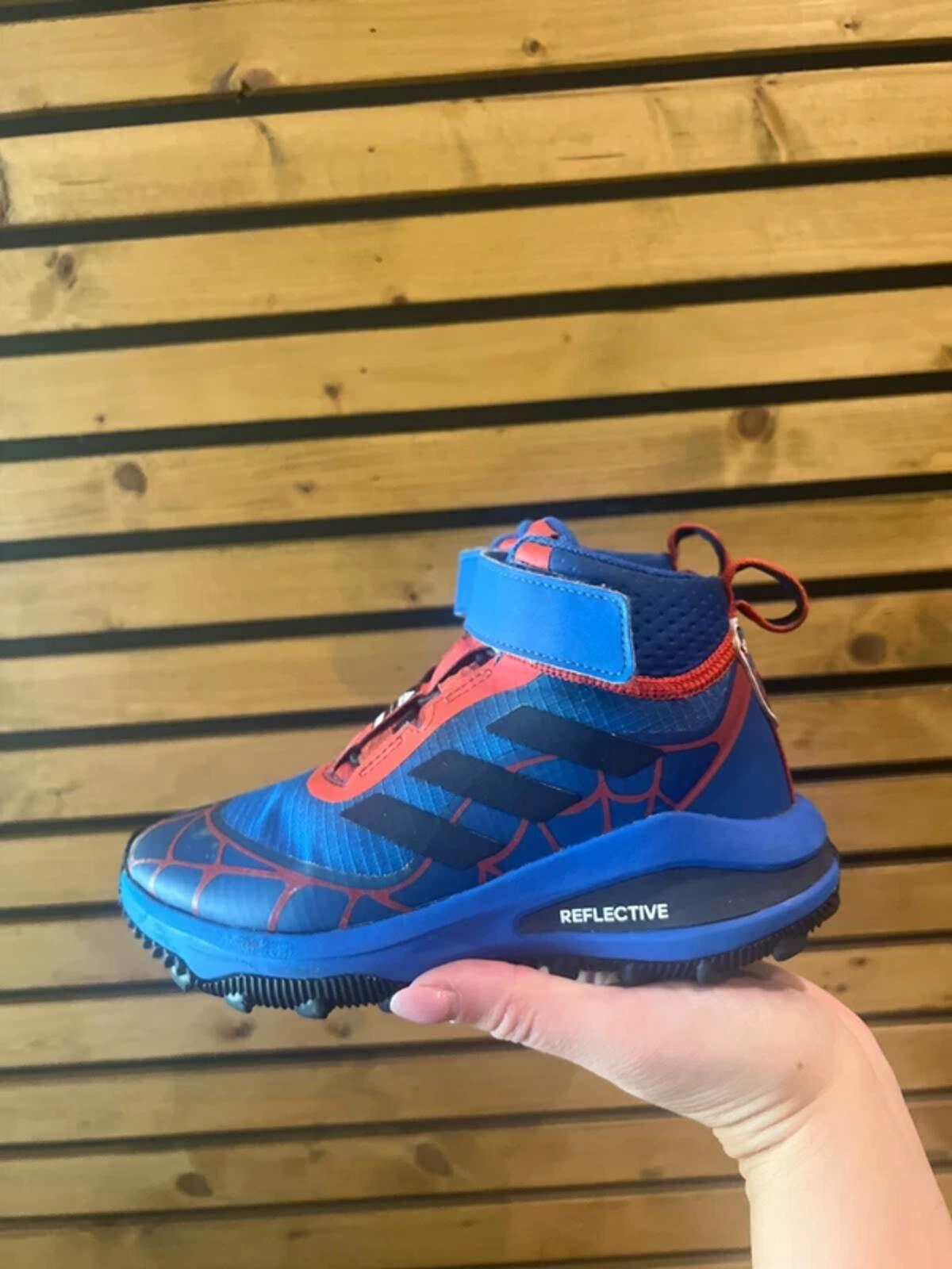 Adidas Marvel Spiderman Fortarun Mid Trainers UK1.5