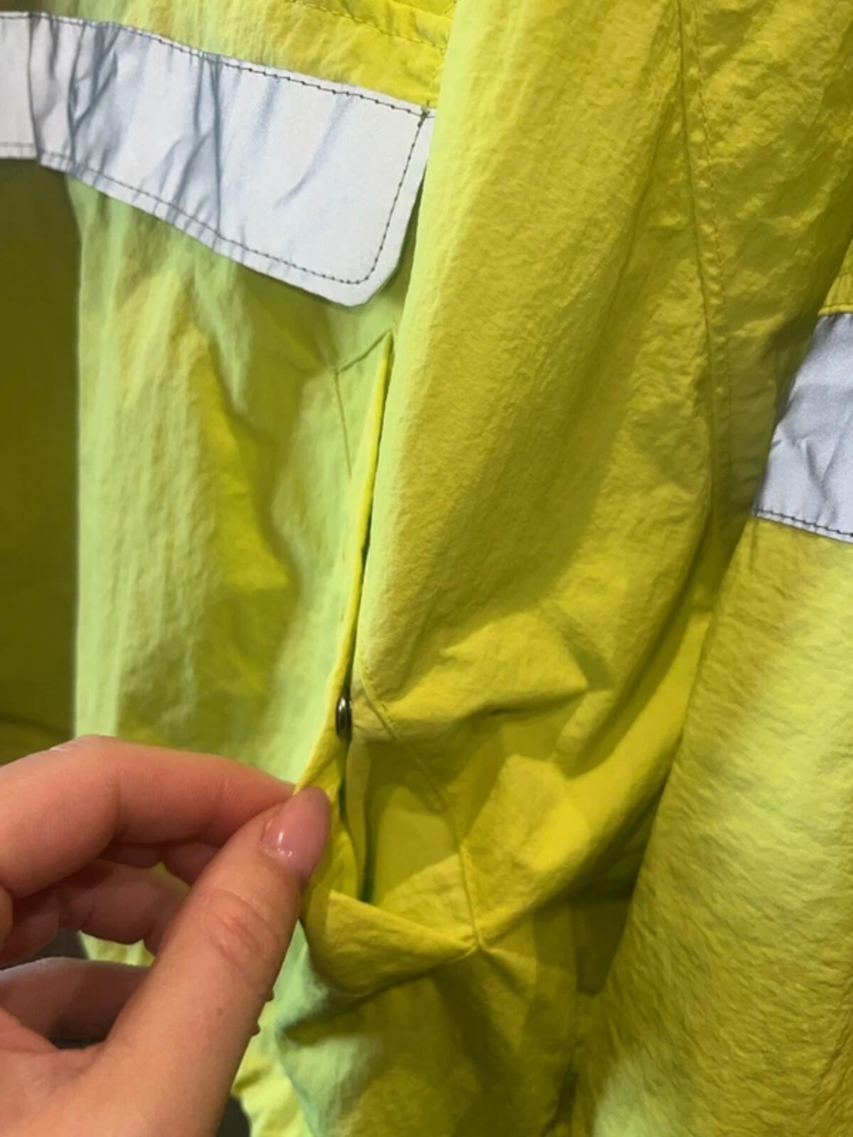 Berksha Hi Vis Waterproof Half Zip Yellow Jacket M