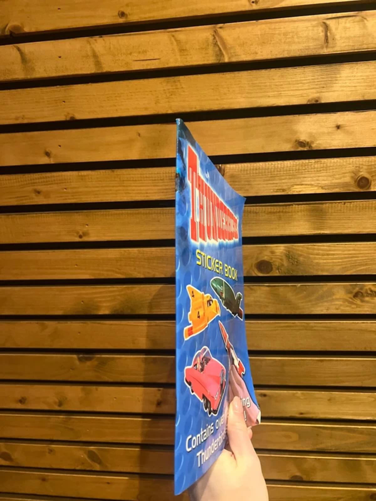 Vintage 2001 Thunderbirds Sticker Book NEW