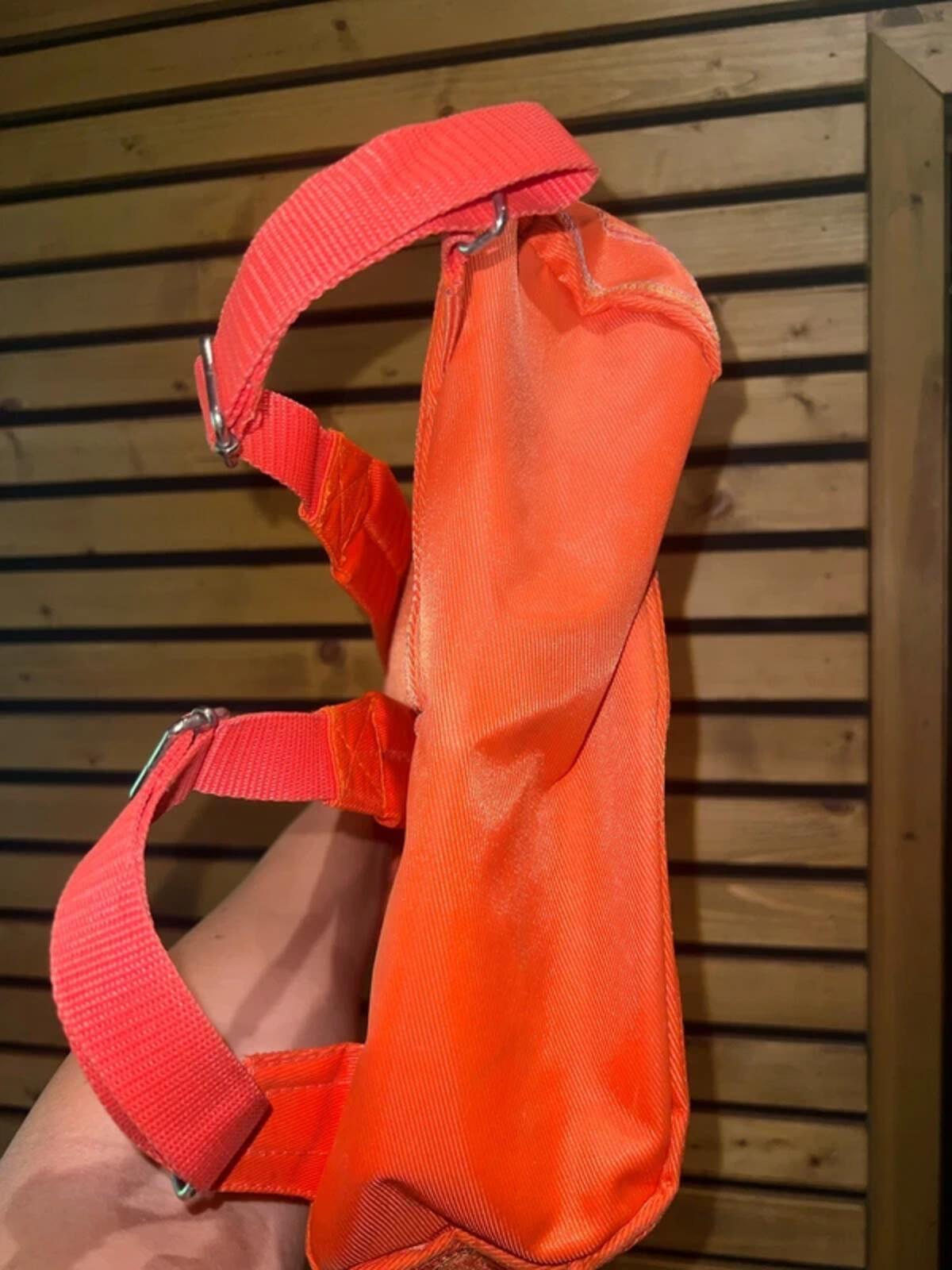 Vintage 1990s Naf Naf Orange Rucksack