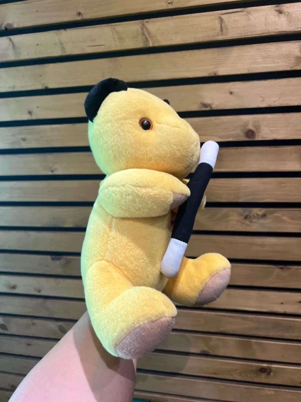 Vintage Sooty Teddy Bear Soft Plush Toy