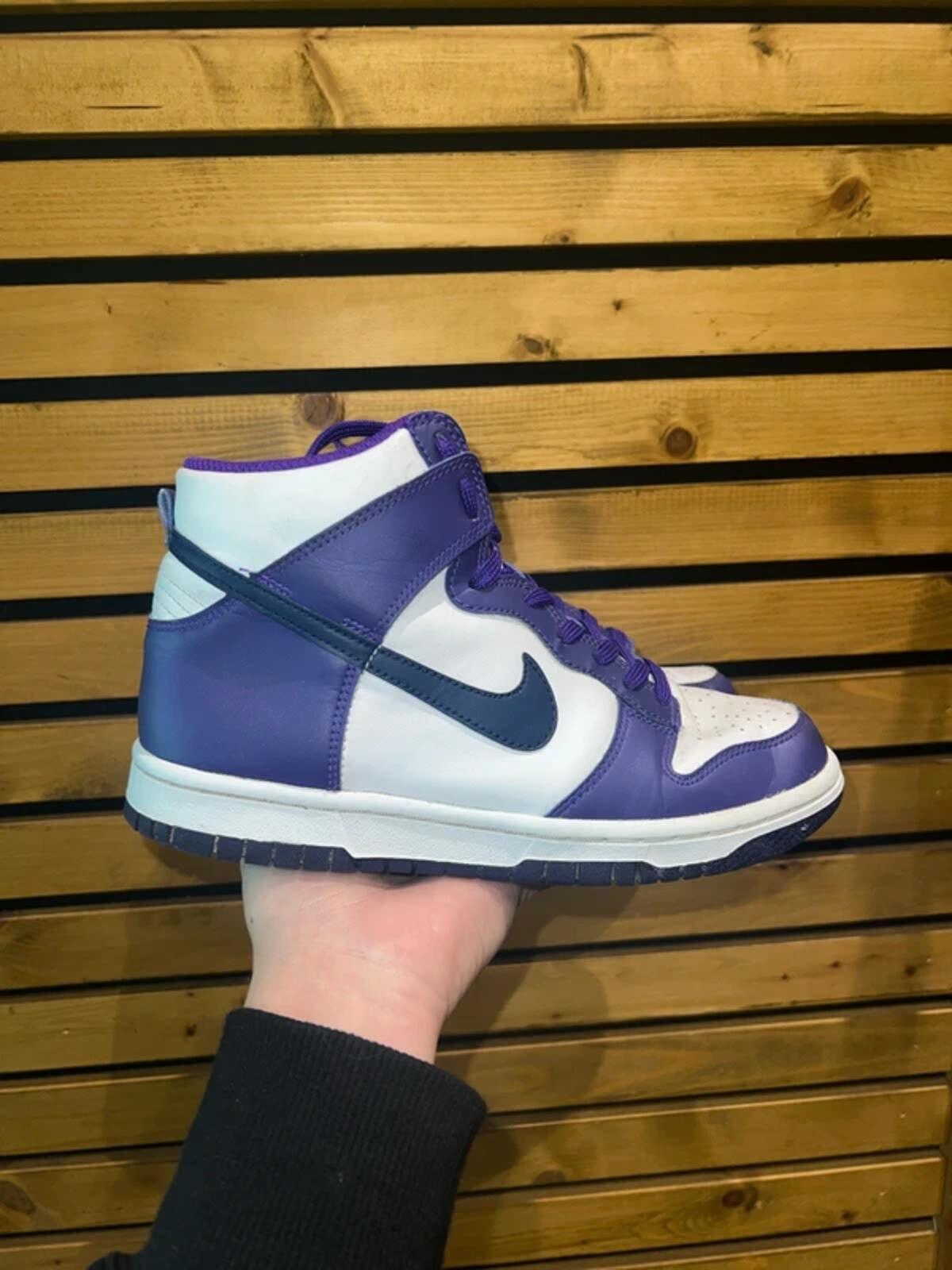 Nike Dunk High Electro Purple Trainers UK5