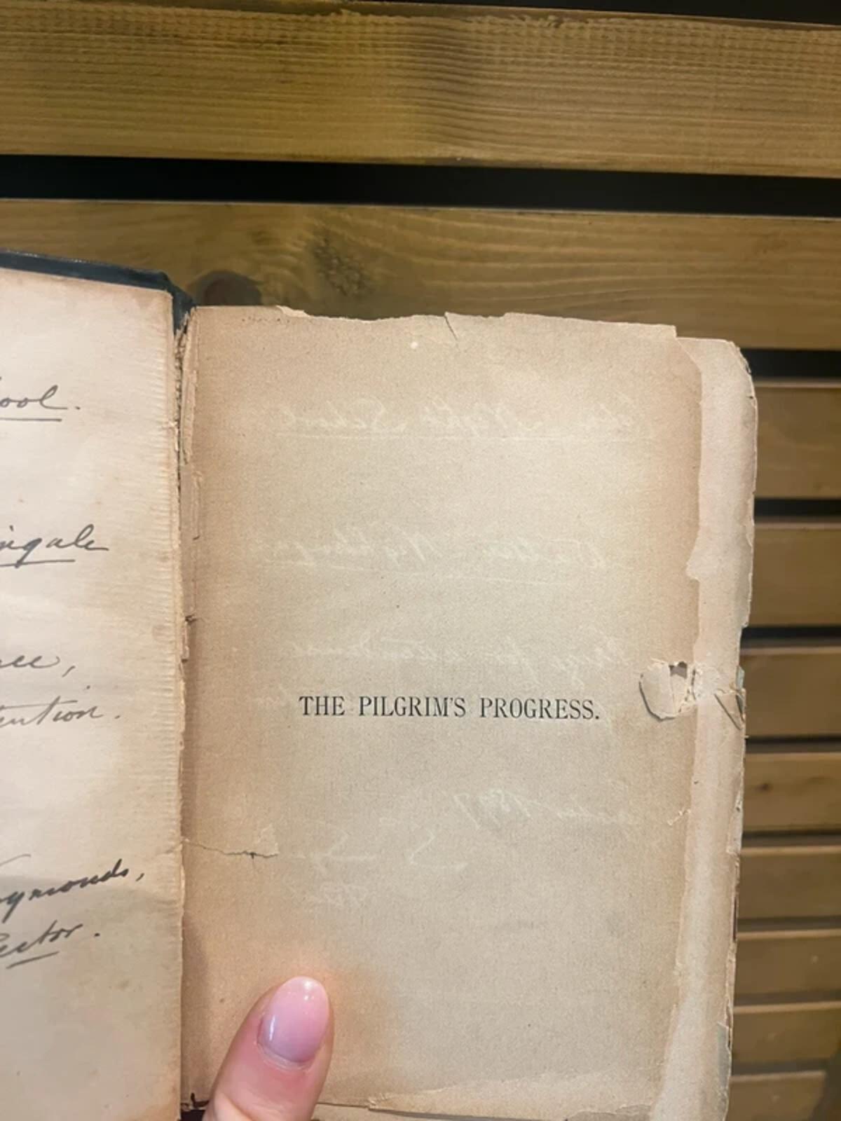 Vintage Antique 1800’s Edition The Pilgrim’s Progress Book