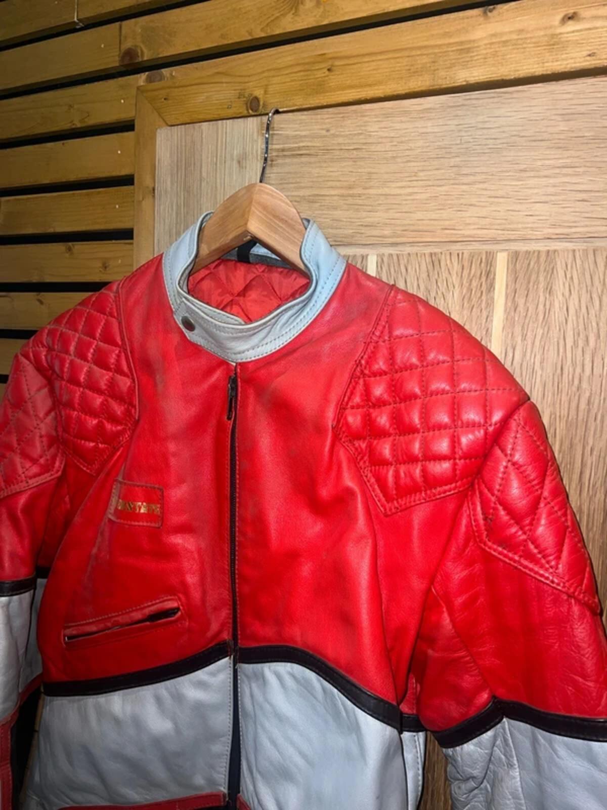 Vintage Interstate Cow Hide Leather Biker Racer Jacket