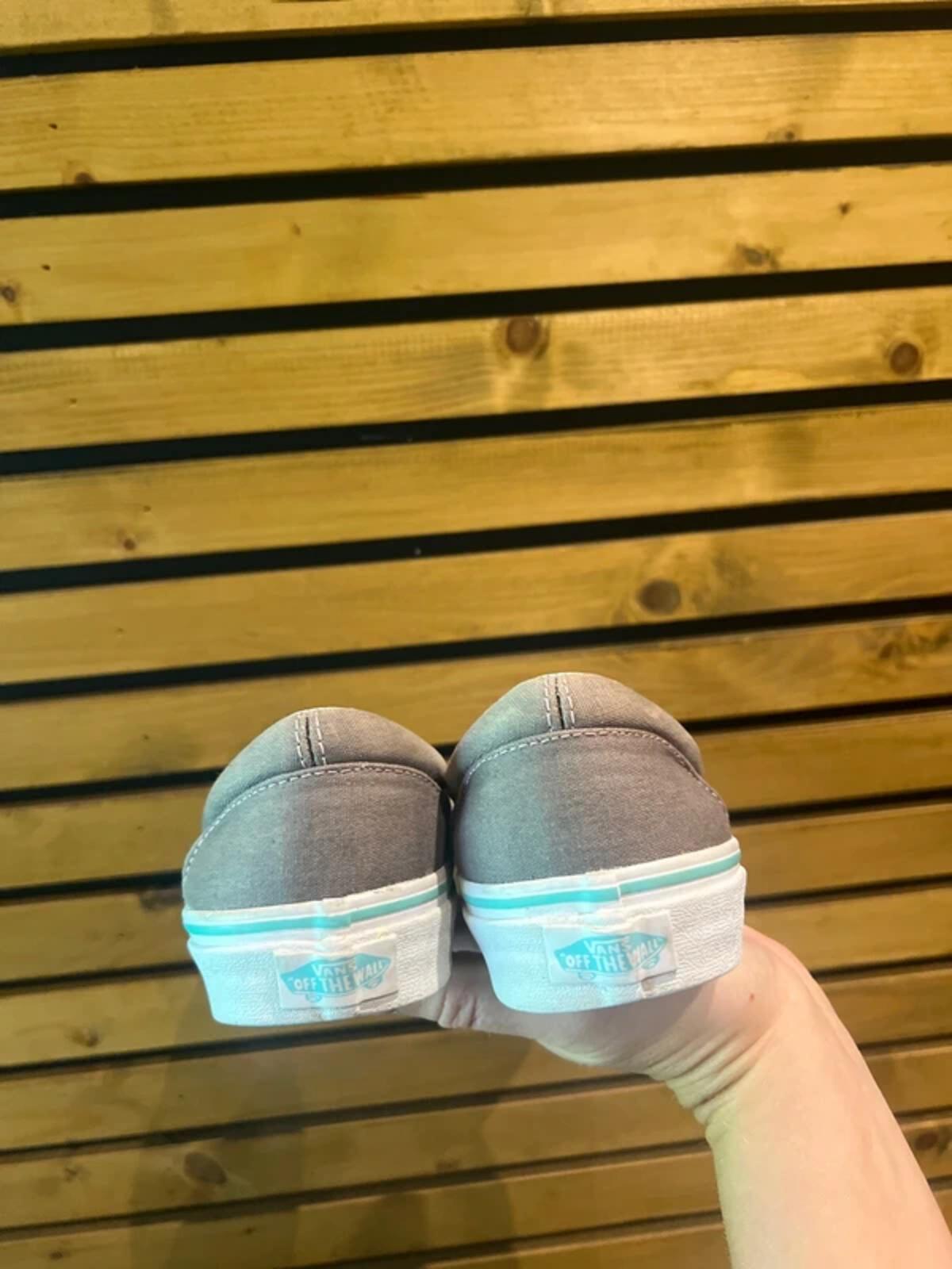 Vans Grey Canvas Trainers UK5