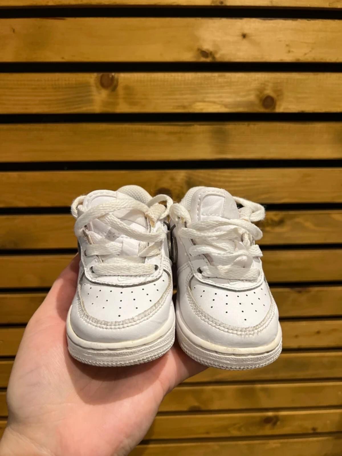 Nike Force One Triple White Trainers UK3.5