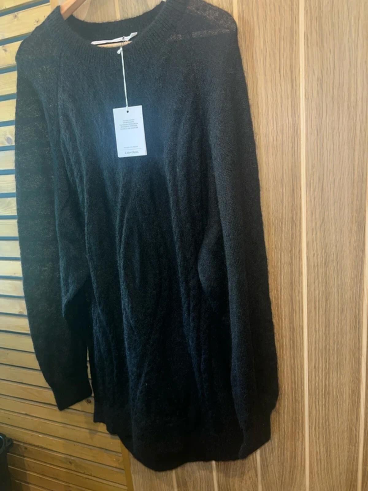 & Other Stories Black Knitted Jumper Dress M NEW