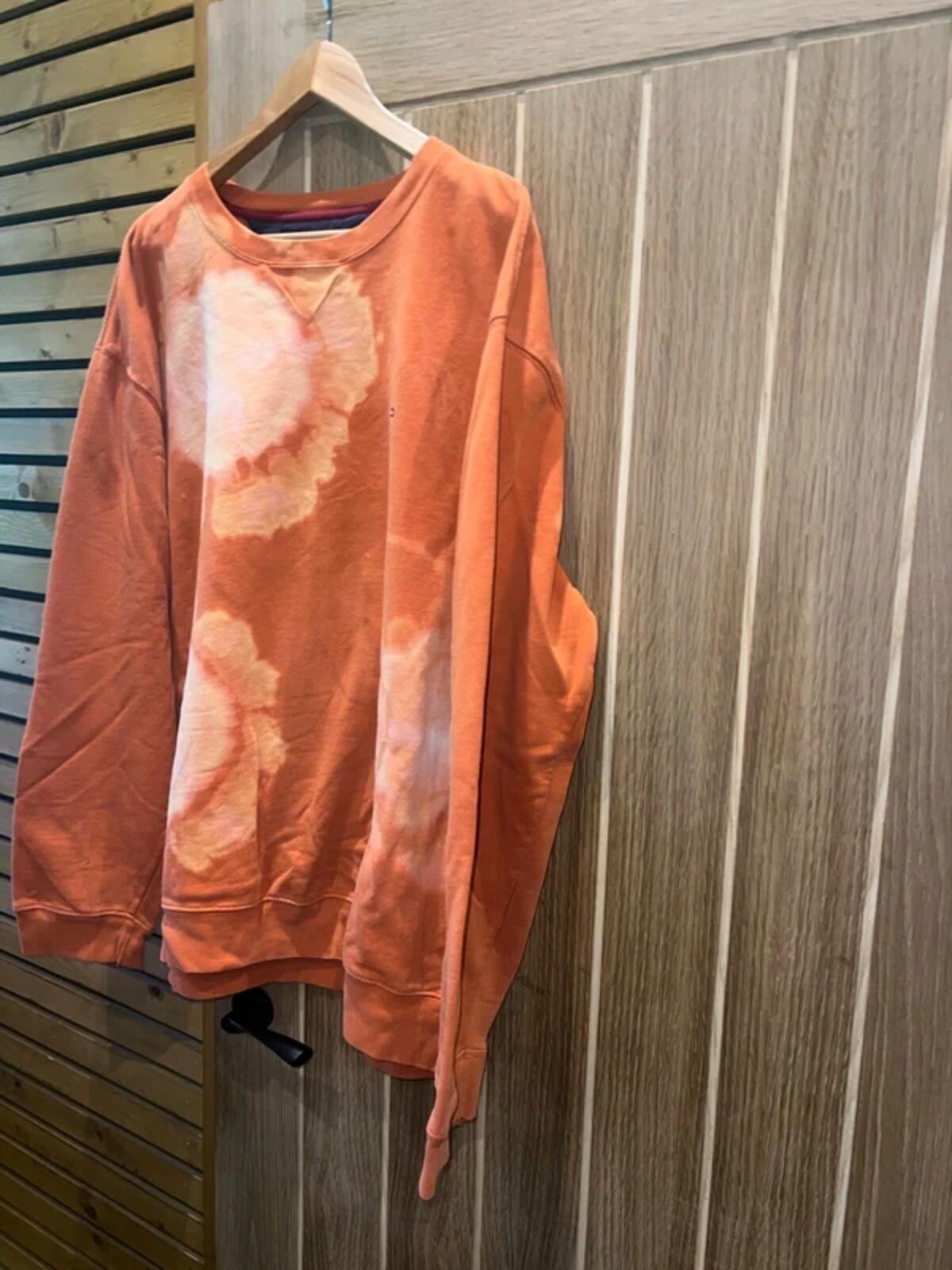 Tommy Hilfiger Orange Tie Dye Sunset Sweatshirt XXL