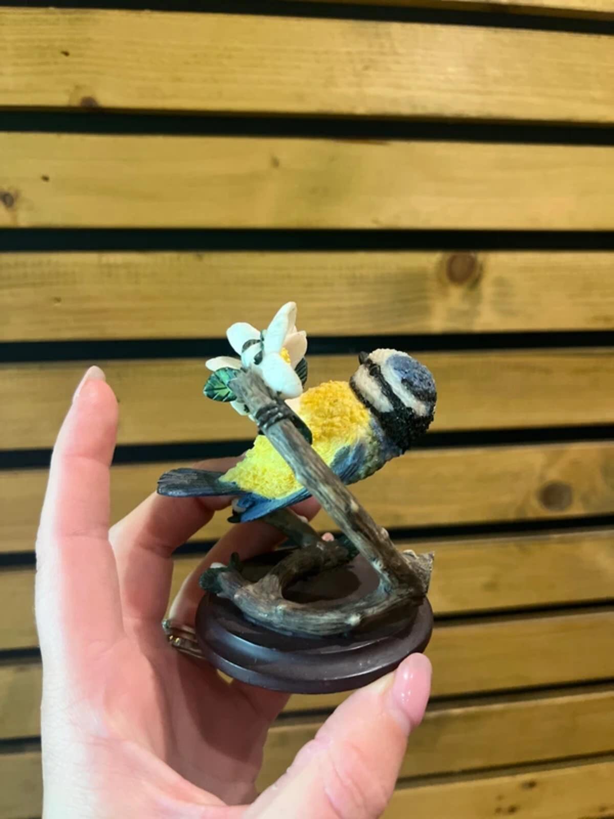 Vintage 2002 Blue Tit & Chaffinch Ornament Set (2)