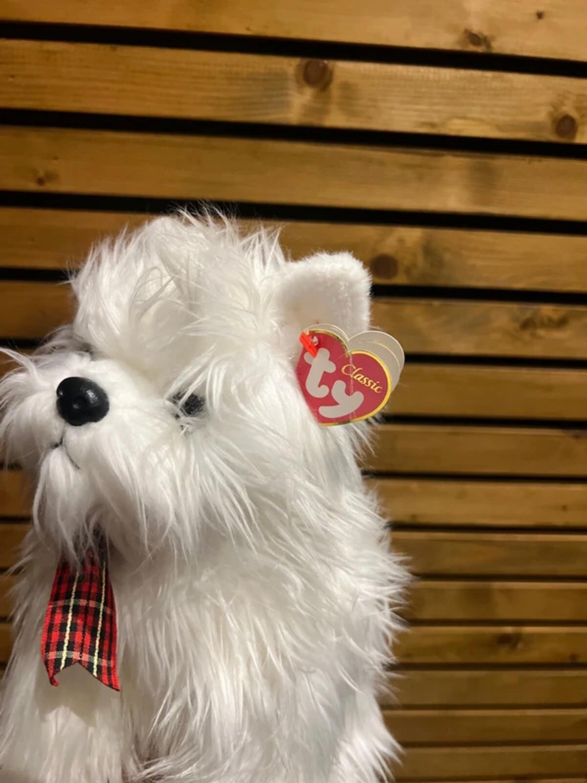 Ty Vintage 2001 MacDougal The White Scottish Terrier Plush Toy