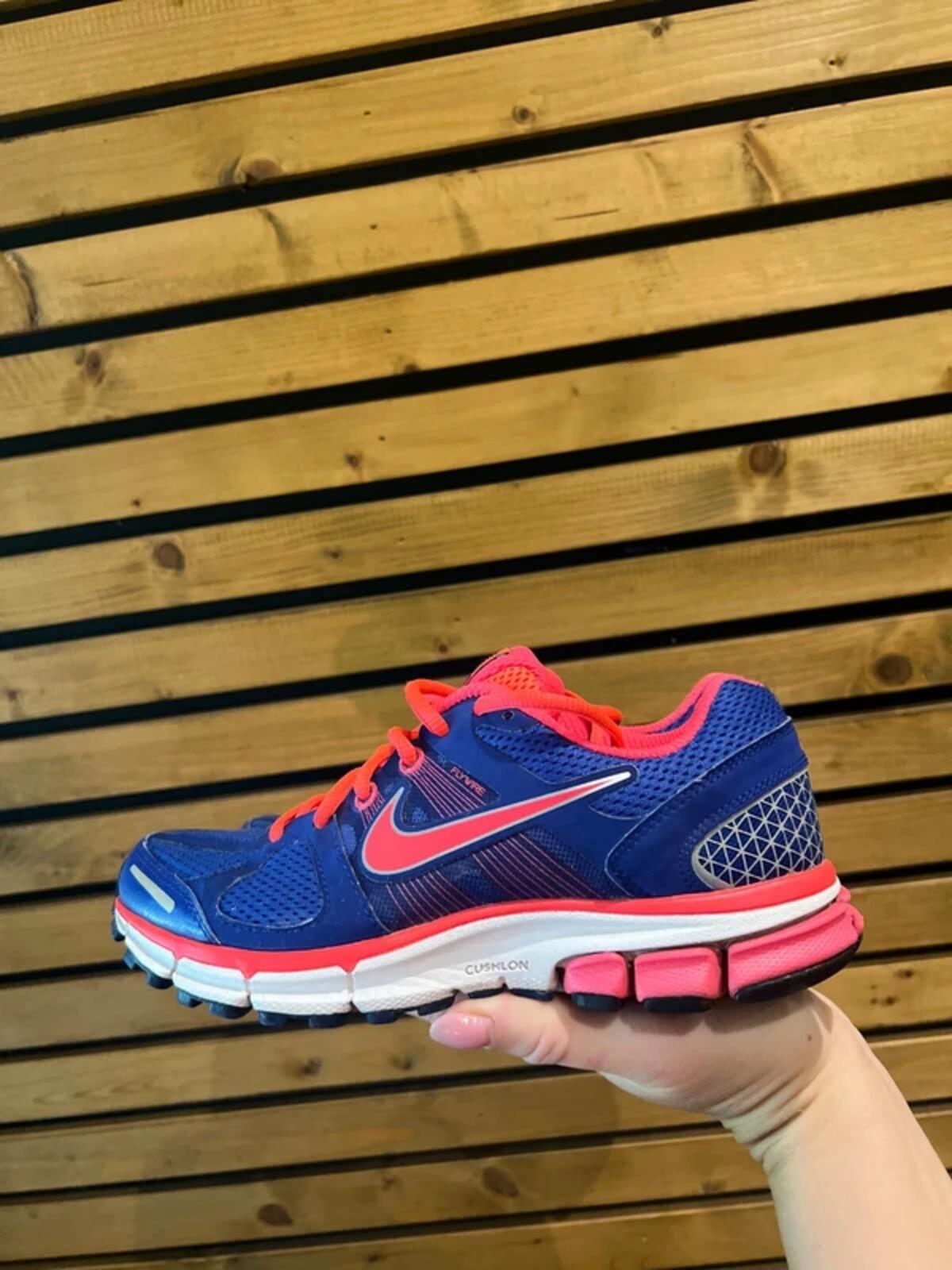 Nike Flywire Pegasus 28 Blue Running Trainers UK3.5