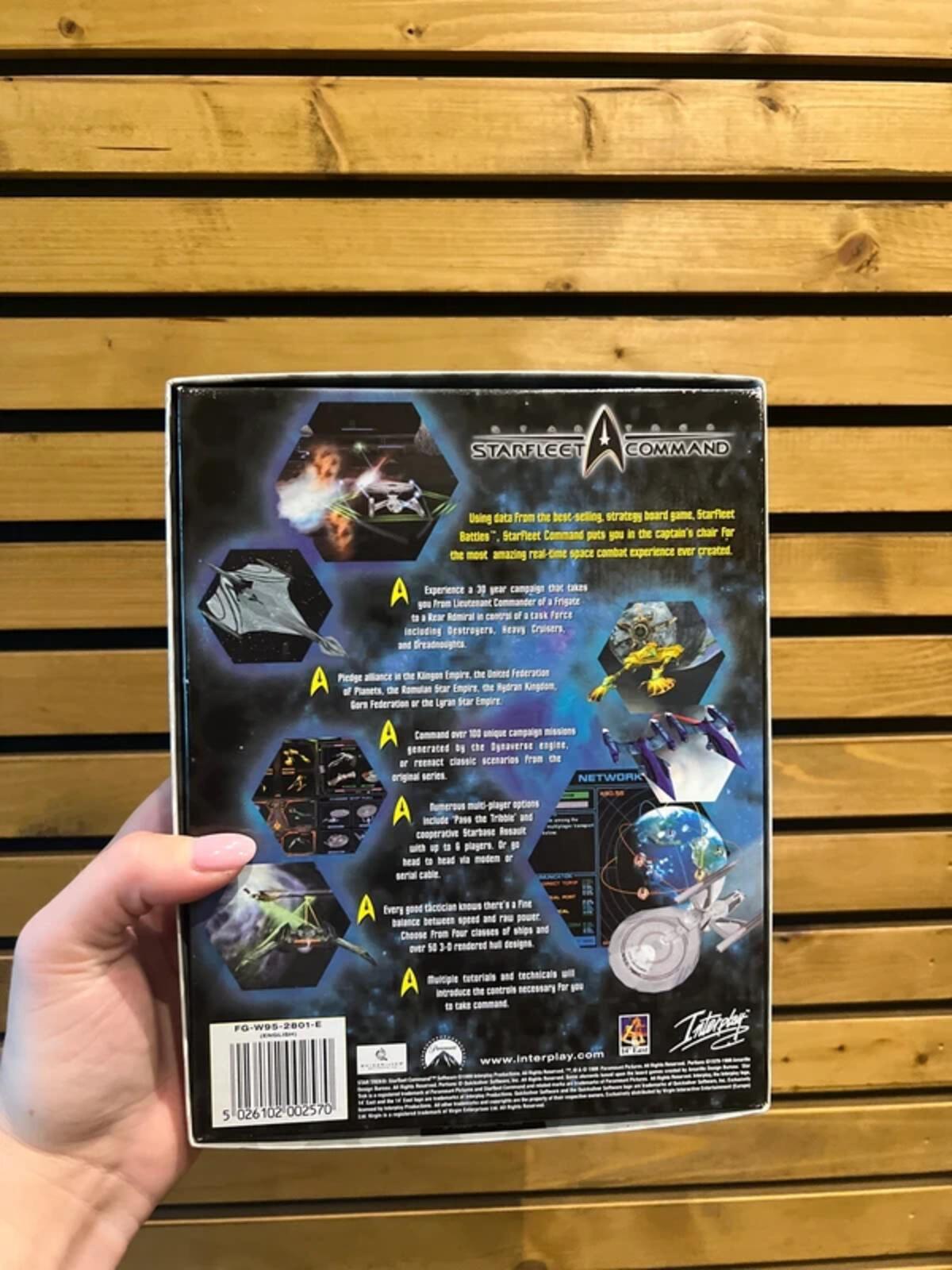 Vintage 1999 Star Trek Starfleet Command Interplay PC Game