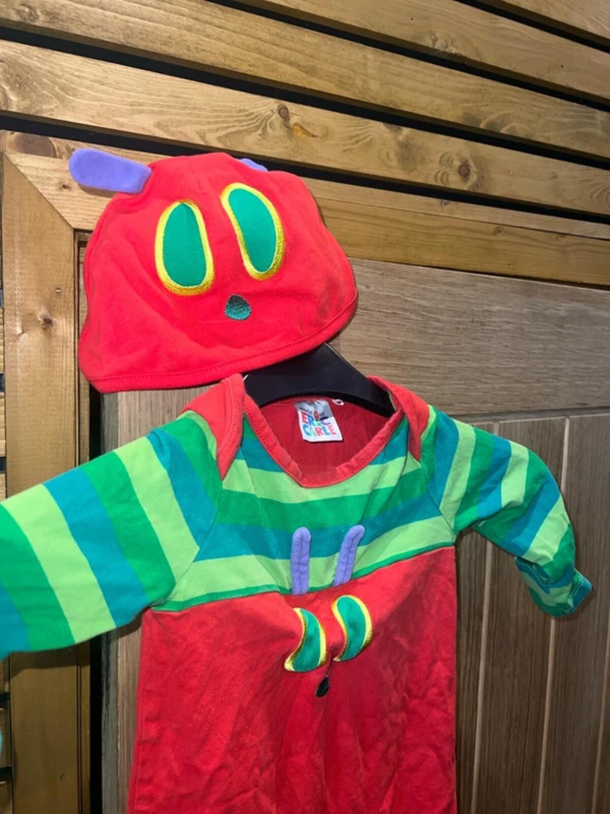 Hungry Caterpillar Babygrow & Hat Fancy Dress 3-6m