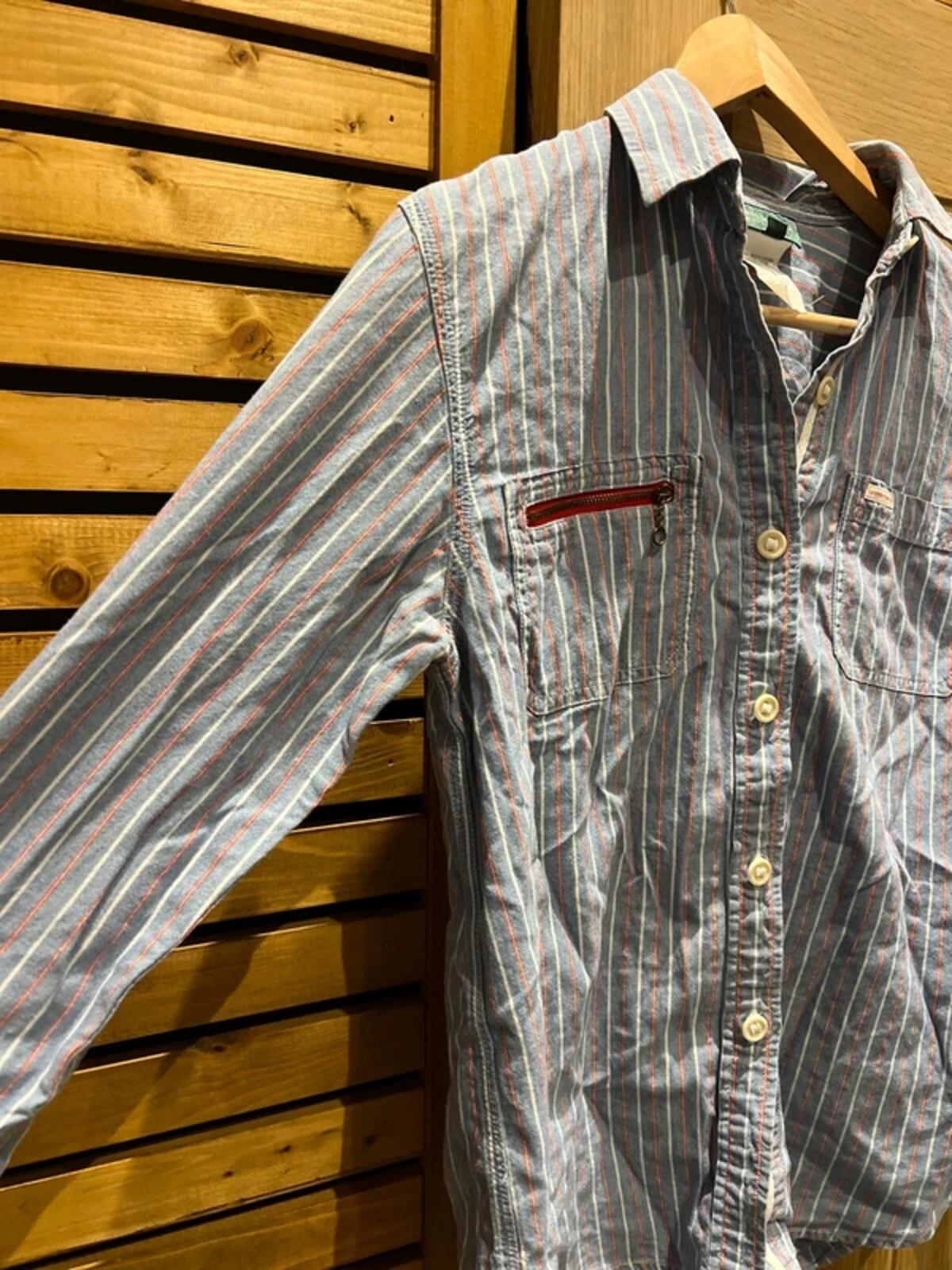 Vintage Ralph Lauren Jeans Co Blue Striped Shirt S