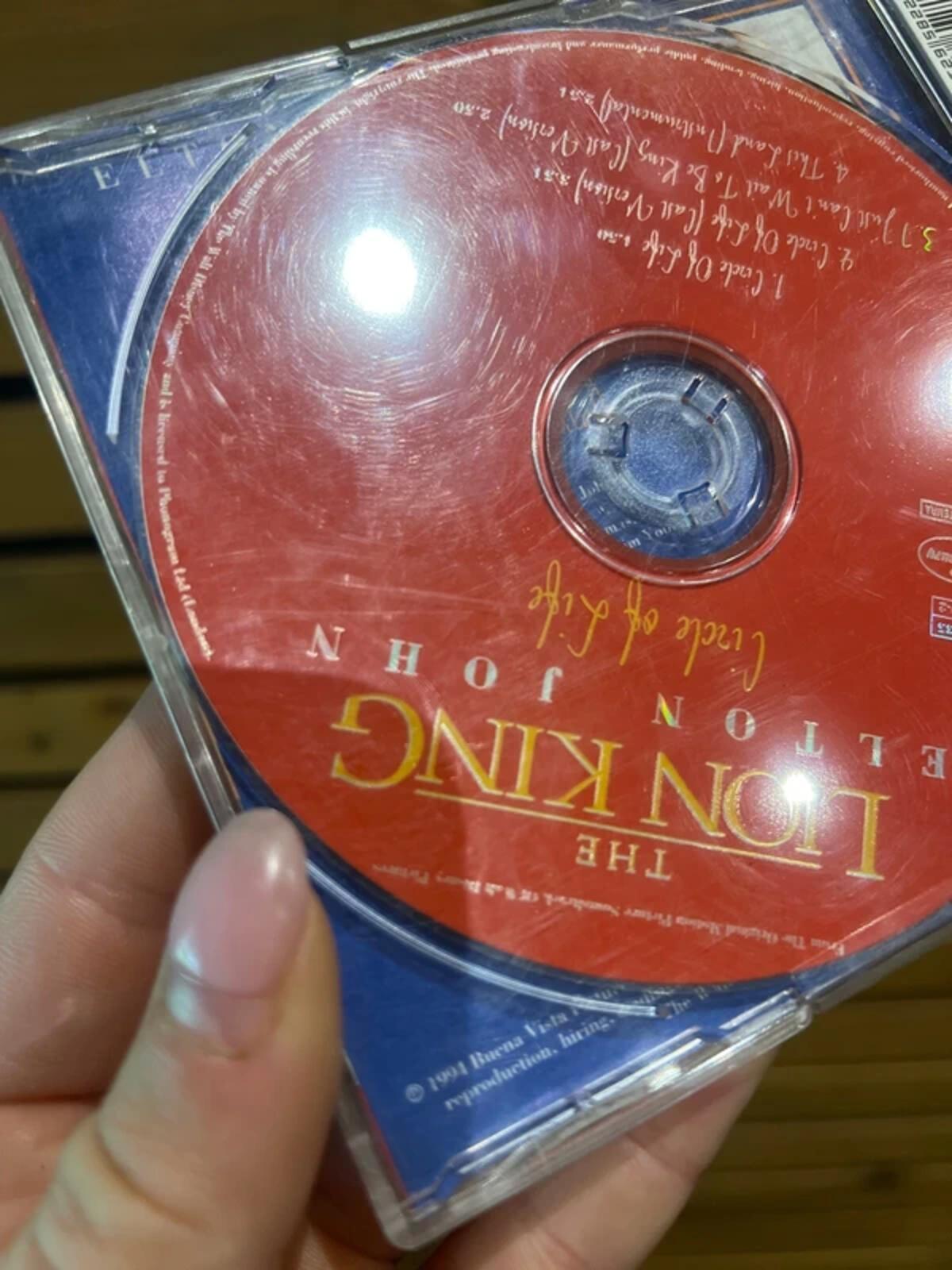 Vintage 1994 Disney The Lion King Elton John CD