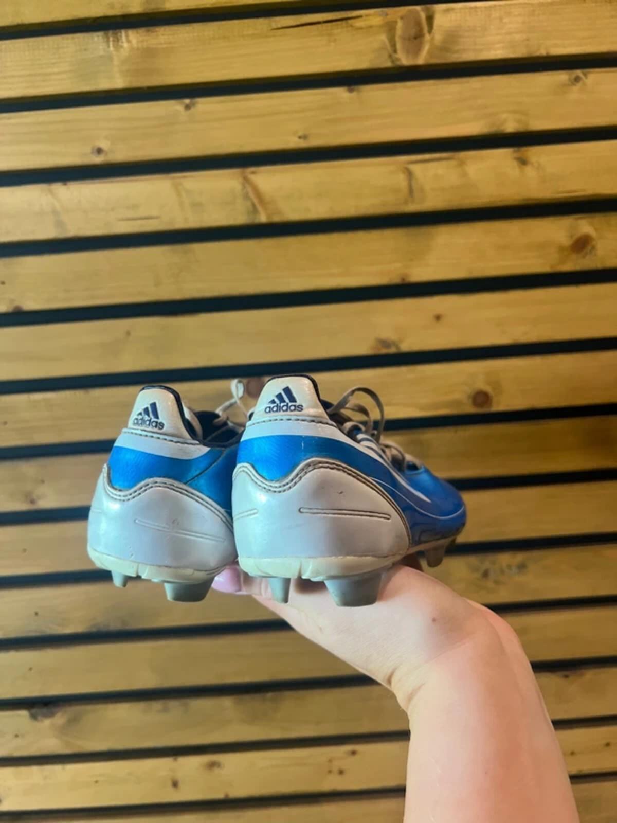 Vintage 2010 Adidas F50 Blue Football Boots UK3