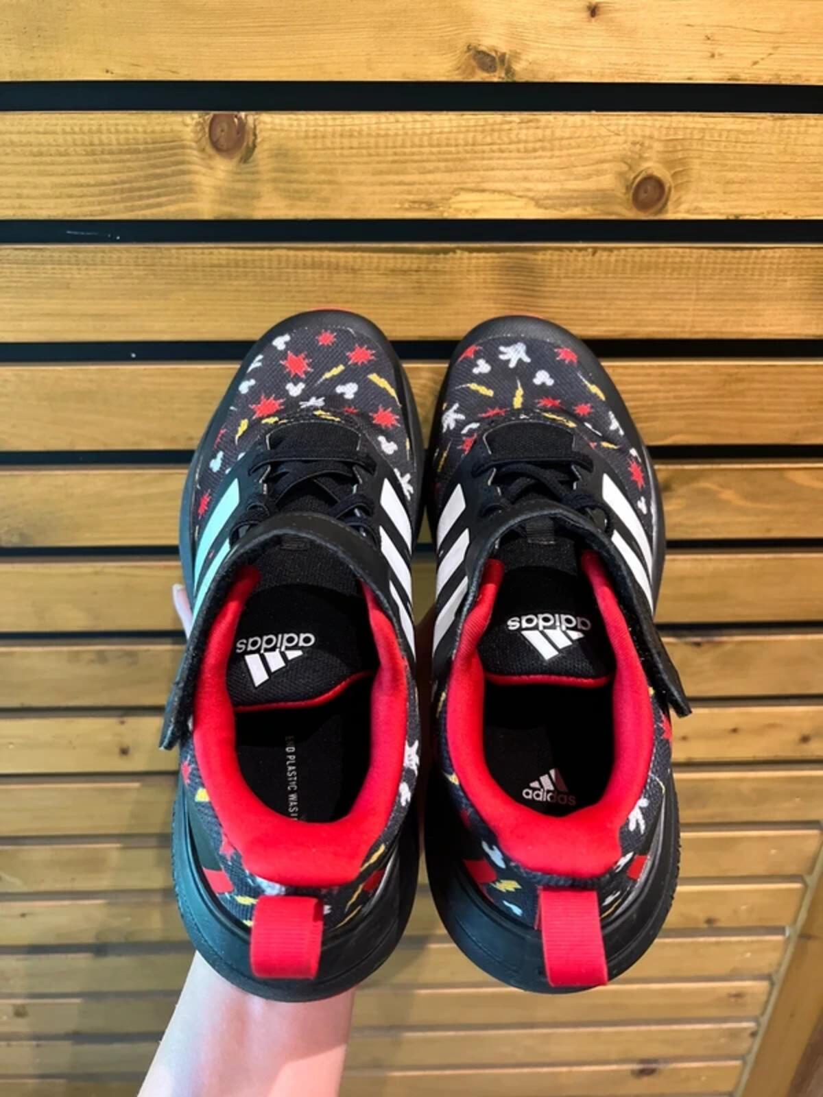 Adidas x Disney FortaRun Black Trainers UK5