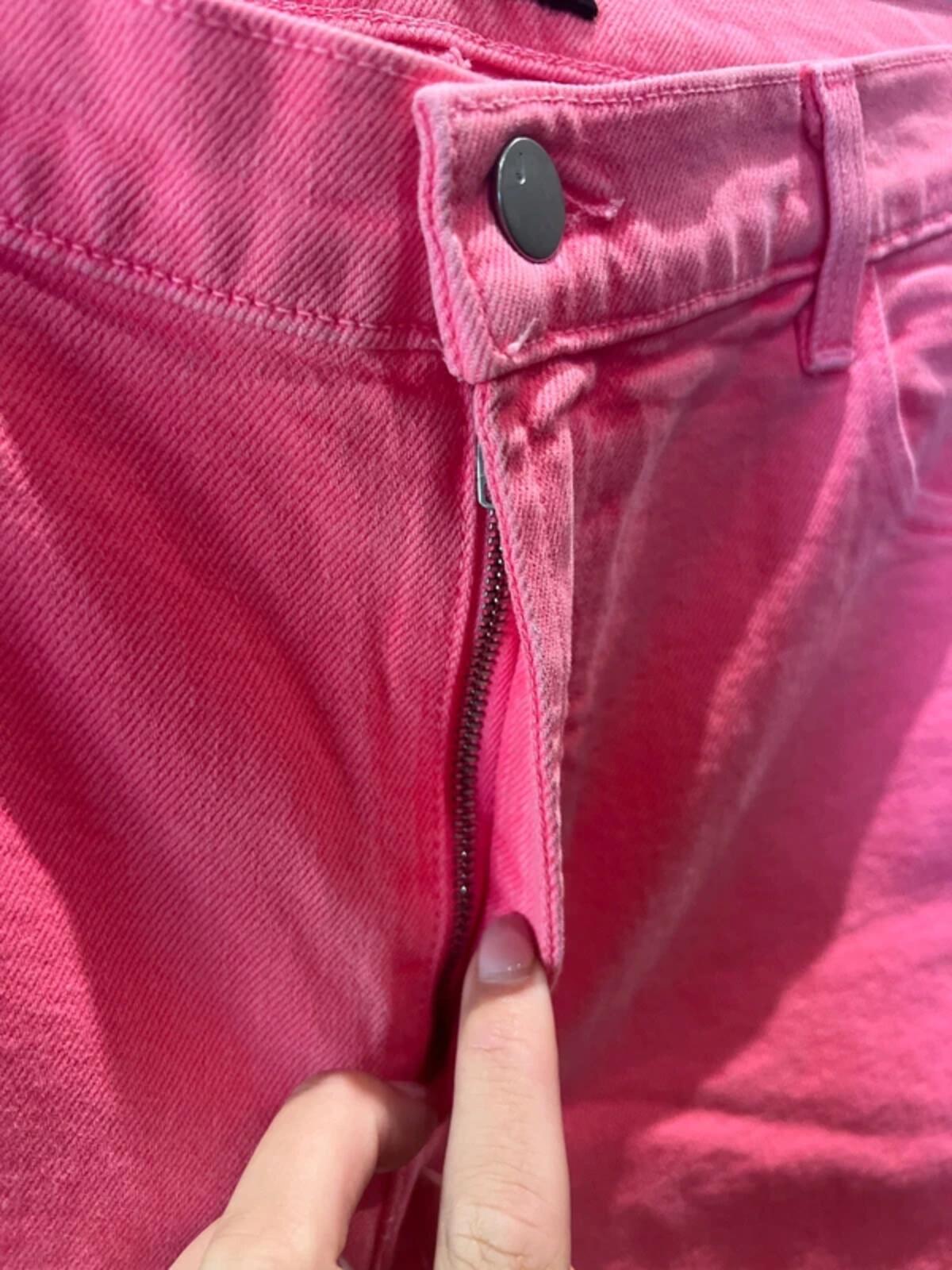 J Brand Designer Pink Straight Leg Denim Jeans EU32