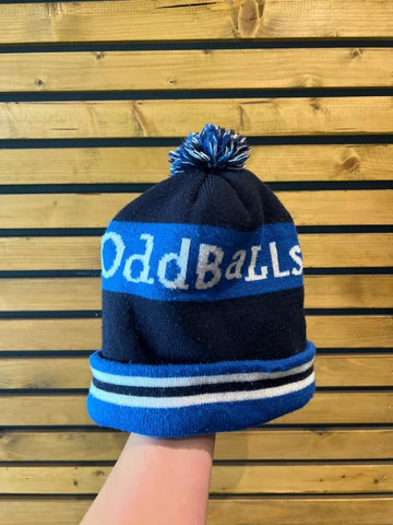 OddBalls Adult Navy Winter Bobble Hat