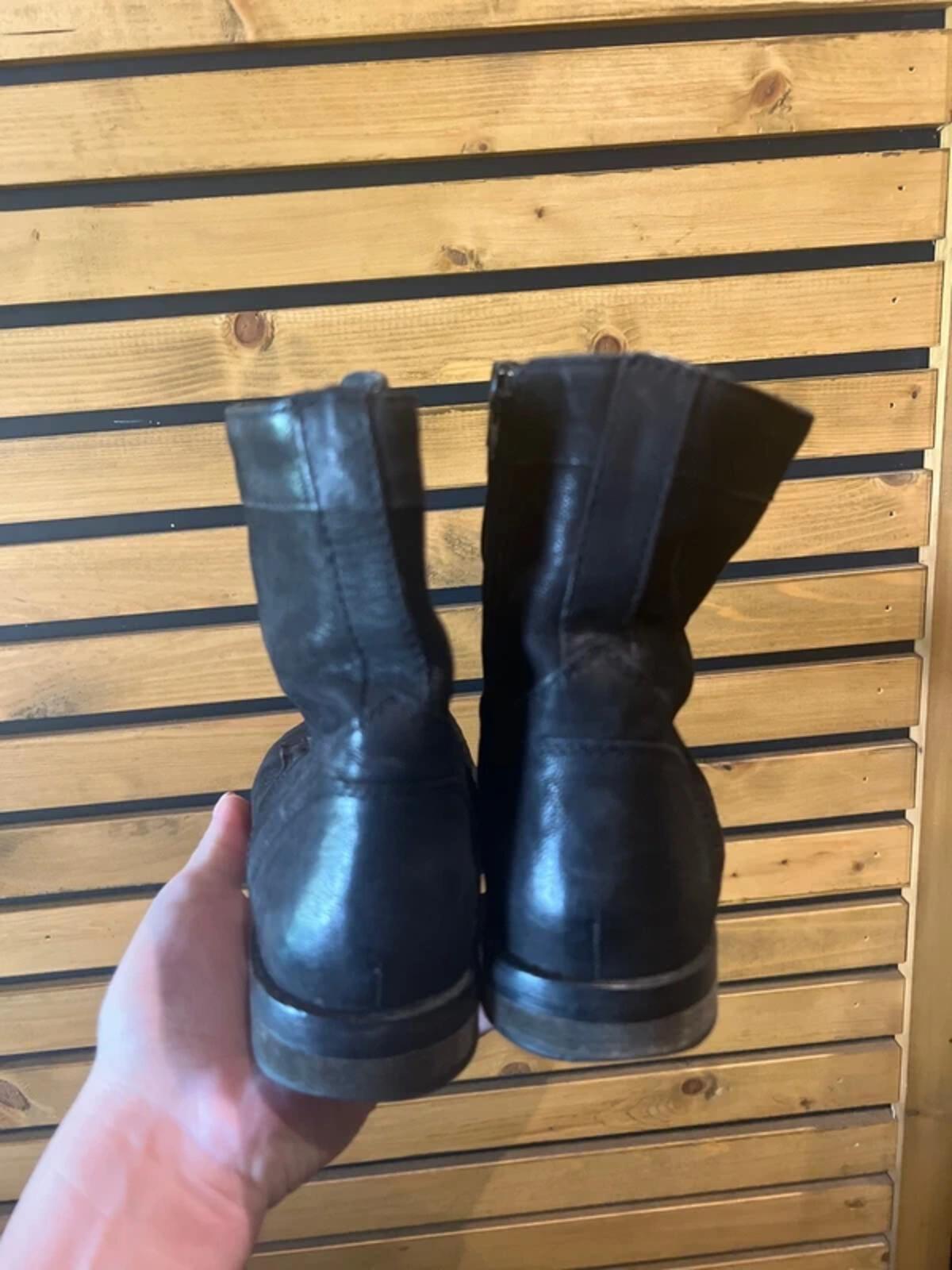 FatFace Black Military Boots UK5
