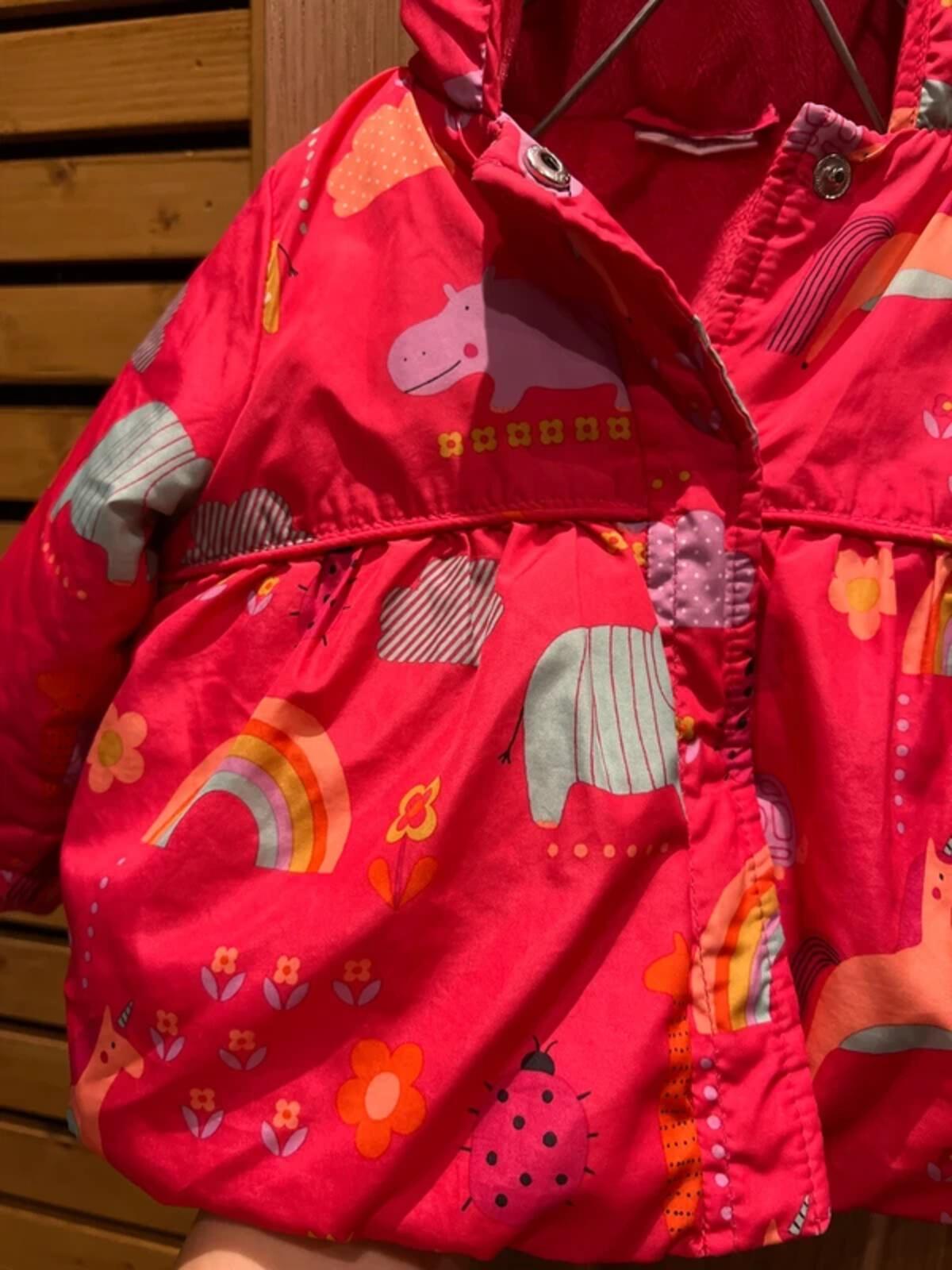 NEXT Baby Pink Hooded Jacket Coat 3-6m