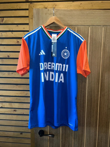 Adidas 2024 India Cricket Jersey Top NEW